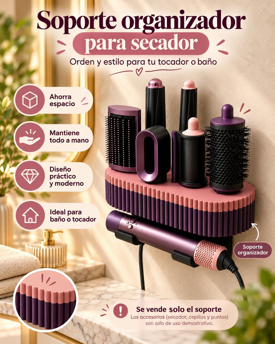 Organizador para sistemas Dyson Moldeador