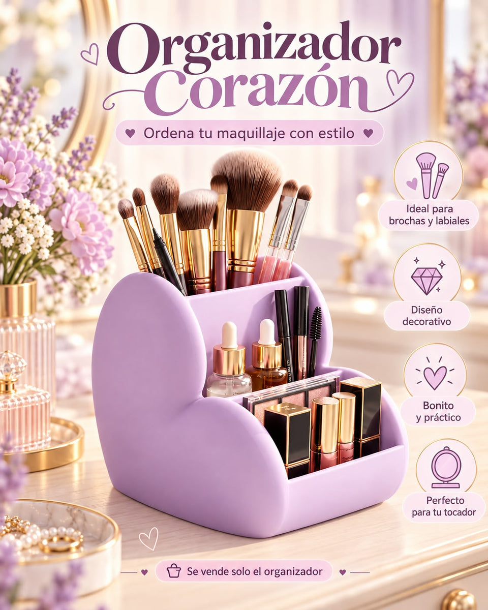 Organizador de maquillaje